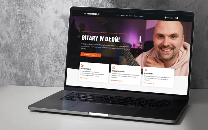 Mockup strony bazok.pl – Bazok