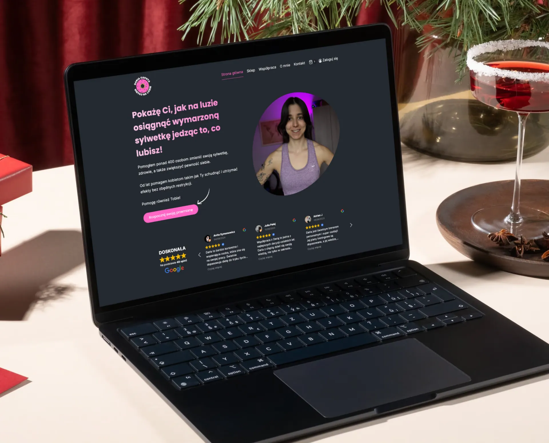 Realizacja: strona WordPress dariacaputa.pl