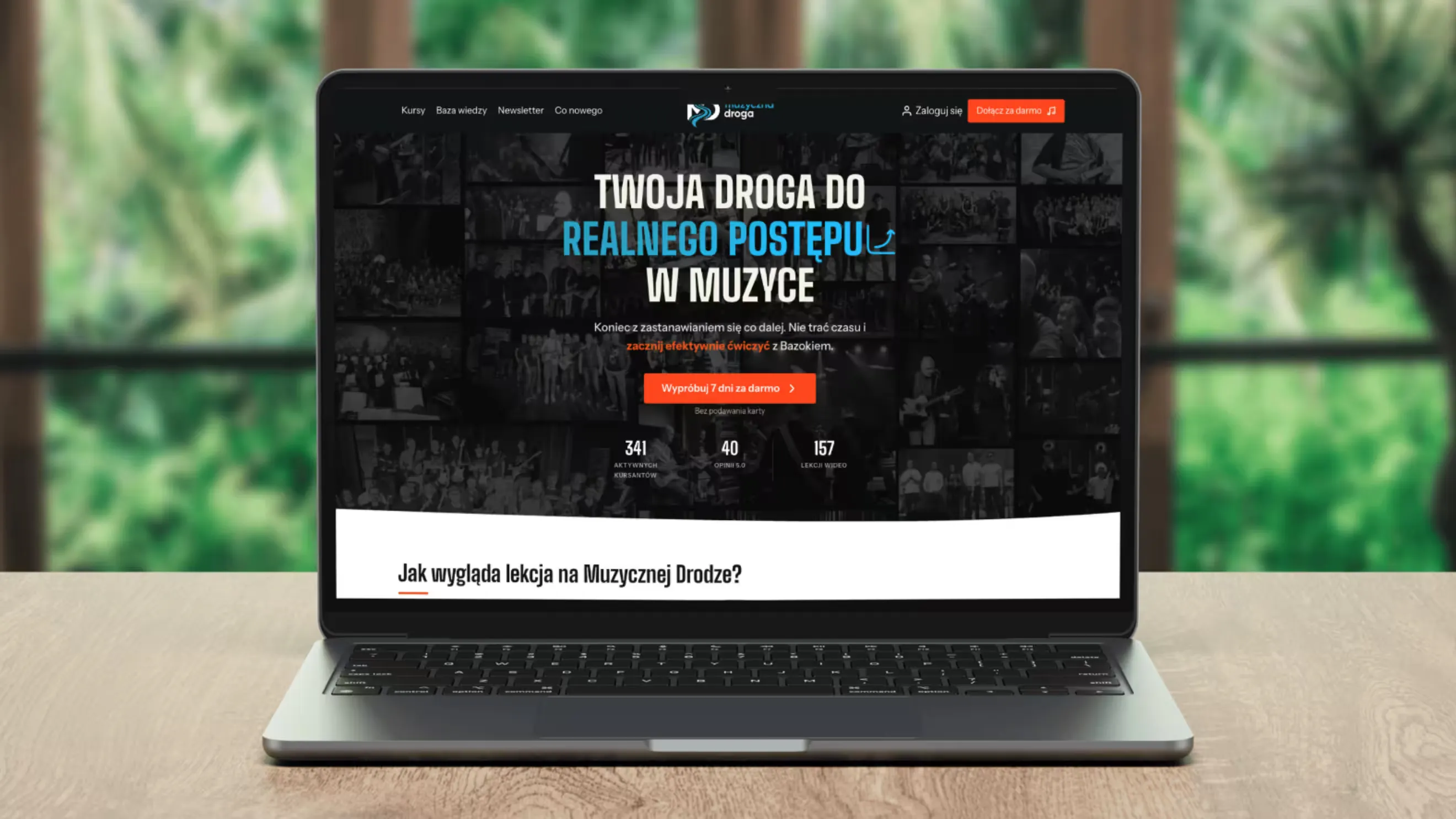 Realizacja: platforma kursowa muzycznadroga.pl