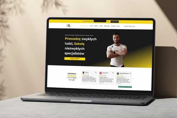 Mockup strony Prawiedzik.pl